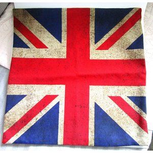British UK Union Jack Flag Cushion Pillow Cover - Home Décor Item - Large Size